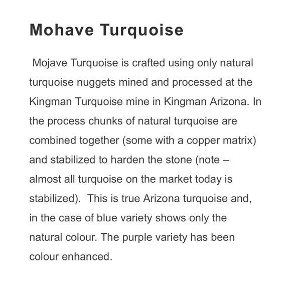 Purple Mojave Turquoise and Silver Ring, 6.25 - Picture 10 of 10